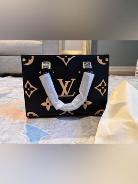 L V Monogram Mini Tote Bag